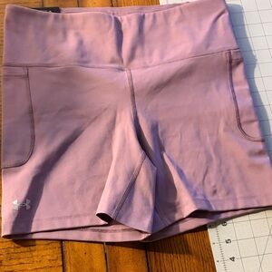 Under Armour Women's Lavender High-Rise Athletic Shorts